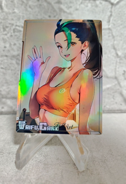 Nemona Trading Card Waifu Goddess Story Anime Girl holo Karte Manga Full Art - Image 1