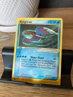 2003 Pokemon Tcg e-Reader E Series Black Star Promo Card 001 Kyogre ex MP - Image 1