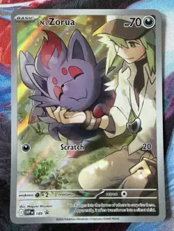 Pokemon TCG N's Zorua 189 SV: Scarlet & Violet Promo Cards Promo NM - Image 1