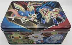 Assorted random pokemon cards with tin box Great For Deck Building - Image 1
