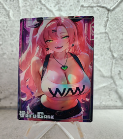 Nicole ZZZ Trading Card Waifu Goddess Story Anime Girl holo Karte Manga Art - Image 1