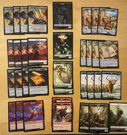 Lot Of 35 Tokens MTG Commander Legends: Battle For Baldur’s Gate NM English - Image 1