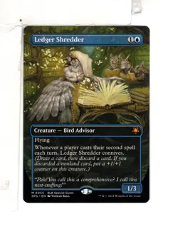 MTG SkeenAB Ledger Shredder BORDERLESS from SPG. NM. - Image 1