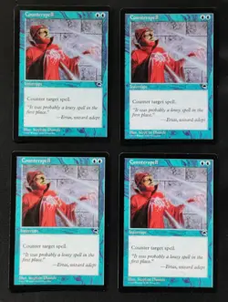 4 x MTG Counterspell Tempest Playset Magic The Gathering NM/MT Unplayed - Image 1