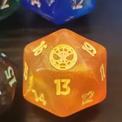 Lot of 4 Magic The Gathering Oversized D20 Spindown Dice - Image 2