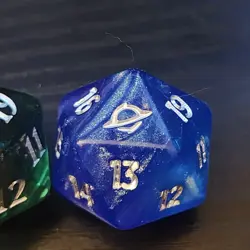 Lot of 4 Magic The Gathering Oversized D20 Spindown Dice - Image 5