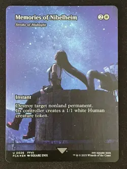 1x MTG Memories of Nibelheim - Stroke of Midnight (Showcase, Foil) - (FIN) #26 - Image 1