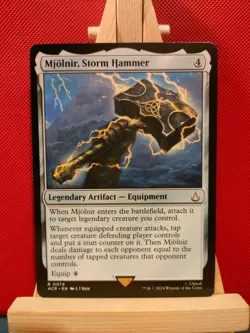Mjolnir, Storm Hammer - Assassin's Creed - Rare - NM - MTG - Image 1