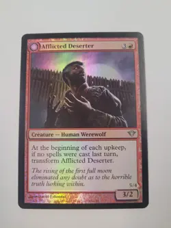 Afflicted Deserter NM Foil Free Shipping in Canada !! - Image 1