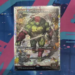 Raphael, The Nightwatcher 297 MTG Teenage Mutant Ninja Turtles Fracture Foil NM - Image 2