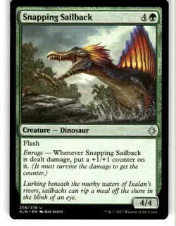 Magic the Gathering MTG Ixalan Snapping Sailback #208 Buy 2 Get 1 - Image 1