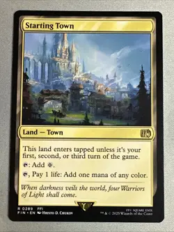 MTG / Starting Town / FIN / #289 / Regular / Rare / NM - Image 1