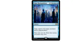 Mass Manipulation + 10 Random Rares MTG Magic the Gathering Gift Set Lot - Image 1