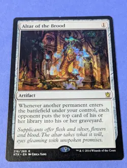 MTG Magic: Khans of Tarkir: Altar of the Brood #216/269 Rare - LP - Image 1