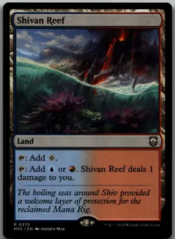 Shivan Reef R Commander: Modern Horizons 3 375 LP - Image 1