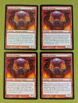 Fanatic of Mogis x4 Theros 4x Playset Magic the Gathering MTG - Image 1