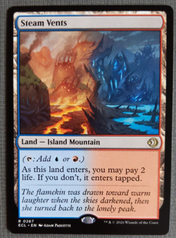 Steam Vents NM | MTG Shock Land | Lorwyn Eclipsed Dual | Commander / Modern - Image 1
