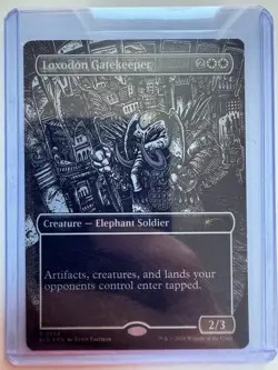 Loxodon Gatekeeper (FOIL) #2354 SLD TMNT Featuring: Kevin Eastman (Inks) MTG NM - Image 1