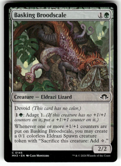 Basking Broodscale #145 Modern Horizons 3 MH3 Magic MTG - Image 1