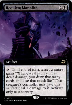 Requiem Monolith (Extended Art) Edge of Eternities EOE Normal NM - Image 1