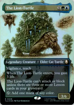 The Lion-Turtle (Borderless) Avatar: The Last Airbender TLA Foil NM - Image 1