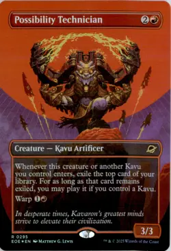 Possibility Technician (Borderless) Edge of Eternities EOE Foil NM - Image 1