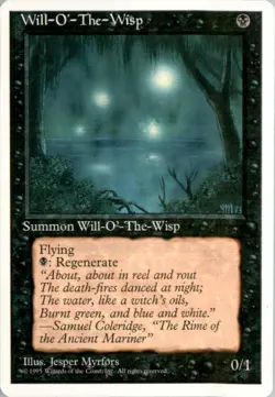 Will-o'-the-Wisp Fourth Edition 4ED Normal NM - Image 1