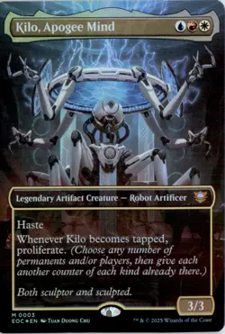 Kilo, Apogee Mind (Borderless) Commander: Edge of Eternities EOC Foil NM - Image 1