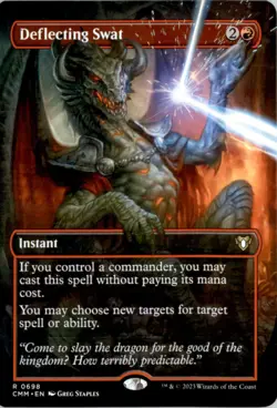 Deflecting Swat (Borderless) Commander Masters CMM Normal NM - Image 1