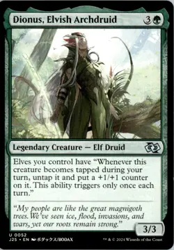 Dionus, Elvish Archdruid (Anime) Foundations Jumpstart J25 Normal NM - Image 1