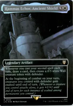 Rammas Echor, Ancient Shield (Borderless) The Lord of the Rings: LTC Foil NM - Image 1