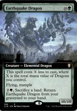 Earthquake Dragon (Extended Art) Battle for Baldur's Gate CLB Normal NM - Image 1