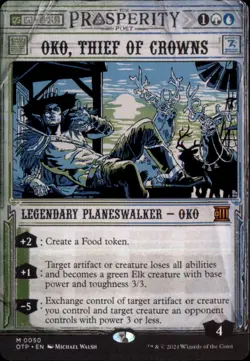 Oko, Thief of Crowns Outlaws of Thunder Junction: Breaking News OTP Normal NM - Image 1