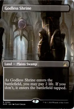 Godless Shrine (Borderless) Ravnica Remastered RVR Normal NM - Image 1