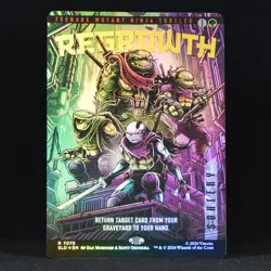 Regrowth #7075 (BONUS FOIL) ~ MTG Secret Lair TMNT Teenage Mutant Ninja Turtles - Image 1