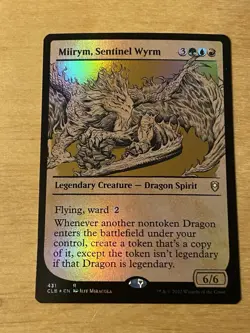 Miirym, Sentinel Wyrm Showcase FOIL CLB: Battle for Baldur's Gate NM MTG - Image 1