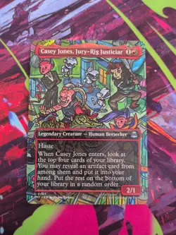 Casey Jones, Jury-Rig Justiciar (Borderless) Teenage Mutant Ninja Turtles... - Image 1