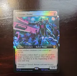 MTG Teenage Mutant Ninja Turtles: Chrome Dome(Extended Art Foil) - Image 1