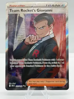 Pokemon TCG Trainer - Team Rocket's Giovanni Destined Rivals -225/182 Ultra Rare - Image 1