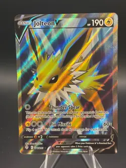 Jolteon V (Full Art) Pokemon Ultra Rare SWSH07: Evolving Skies 177/203 - Image 1