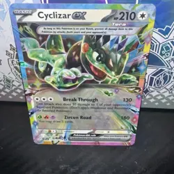 Pokemon TCG Cyclizar EX 159/191 Surging Sparks Card and Cyclizar Korean #51 - Image 1