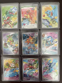 Pokemon TCG First Partner Illustration Collection 2026 Promos Full Set 9 Cards - Image 1