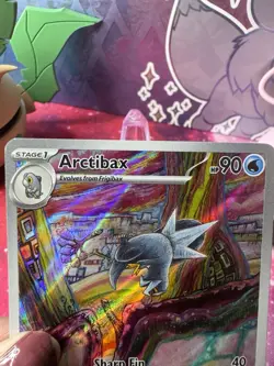 Arctibax Paldea Evolved Illustration Rare Pokemon TCG Card 209/193 NM Condition - Image 2