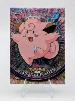 2000 Topps Chrome Pokemon: Clefairy #35 - NM - Image 1