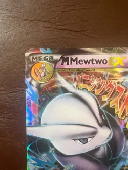 M Mewtwo EX 63/162 Mega Ultra Rare XY BreakThrough Pokemon TCG Card Mint - Image 2