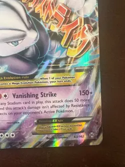 M Mewtwo EX 63/162 Mega Ultra Rare XY BreakThrough Pokemon TCG Card Mint - Image 4