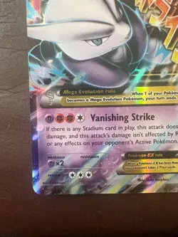 M Mewtwo EX 63/162 Mega Ultra Rare XY BreakThrough Pokemon TCG Card Mint - Image 5