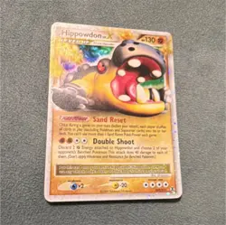 Pokemon Hippowdon LV.X Ultra Rare Holo Rising Rivals 107/111 130 HP Level Up - Image 1