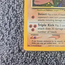 Pokemon TCG Hitmontop Neo Discovery Holo Rare Card 3/75 - Image 5