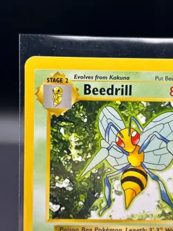Beedrill Pokemon TCG 17/102 Base Set (1999) SHADOWLESS! Vintage Card - Image 2
